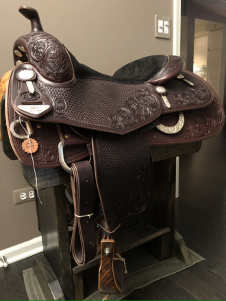 Tack ID: 568335 Bob’s Customs Saddles - New Bob Avila Reining Saddle - PhotoID: 154120 - Expires 12-Mar-2025 Days Left: 81