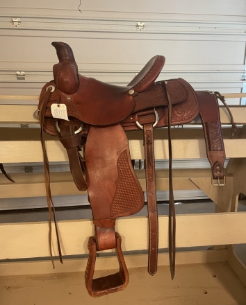 Tack ID: 568755 Rocking R Custom Saddle 15.5 inch - PhotoID: 153425 - Expires 08-Oct-2024 Days Left: 31