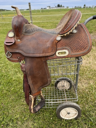 Tack ID: 568843 Billy Cook barrel saddle - PhotoID: 153582 - Expires 30-Oct-2024 Days Left: 42