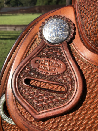 Tack ID: 569076 Kyle Tack Reining Saddle - PhotoID: 153889 - Expires 03-Jan-2025 Days Left: 80