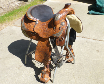 Tack ID: 569126 Phil Harris Western Show Saddle - PhotoID: 153955 - Expires 25-Jan-2025 Days Left: 88