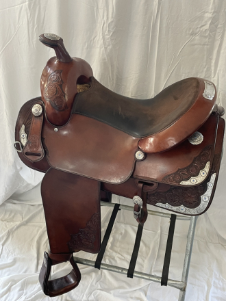 Tack ID: 569163 15.5 L Birkhead Custom Saddle $1,800 obo - PhotoID: 153988 - Expires 31-Jan-2025 Days Left: 75