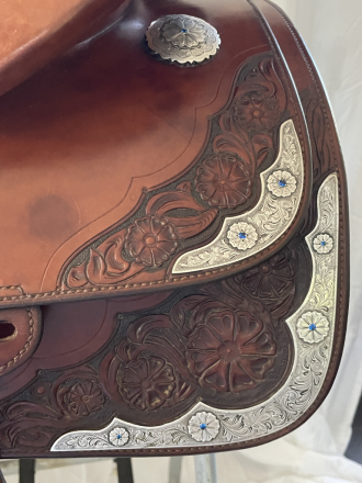 Tack ID: 569163 15.5 L Birkhead Custom Saddle $1,800 obo - PhotoID: 153989 - Expires 31-Jan-2025 Days Left: 75