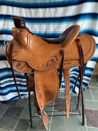 Tack ID: 569183 Beautiful Custom Gary Winckler Saddle - PhotoID: 154011 - Expires 07-May-2025 Days Left: 171